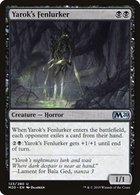 Yarok's Fenlurker, Core Set 2020