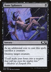 Bone Splinters, Core Set 2020