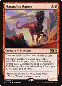 Marauding Raptor, Core Set 2020