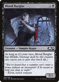 Blood Burglar, Core Set 2020