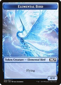 Elemental Bird Token, Core Set 2020
