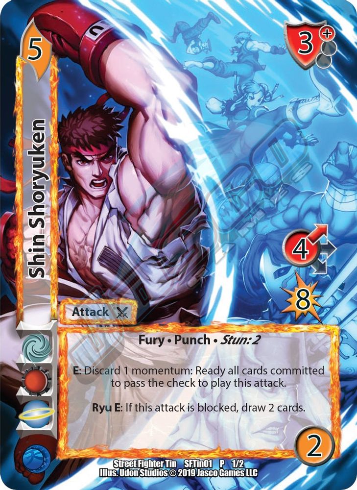 Shin Shoryuken, Foil, front
