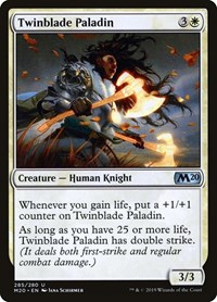 Twinblade Paladin, Core Set 2020