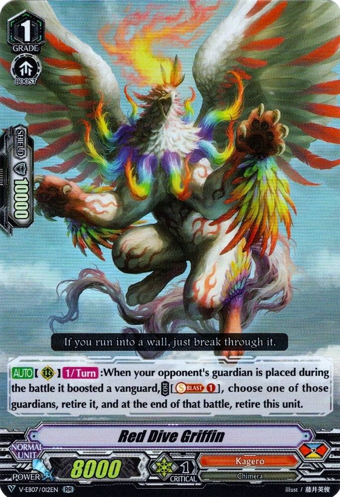 Red Dive Griffin, Standard, front