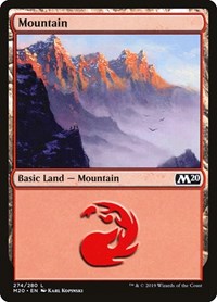 Mountain (274), Core Set 2020