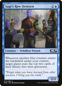 Sage's Row Denizen, Core Set 2020