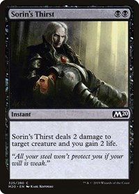 Sorin's Thirst, Core Set 2020