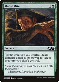 Rabid Bite, Core Set 2020