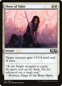 Show of Valor, Core Set 2020