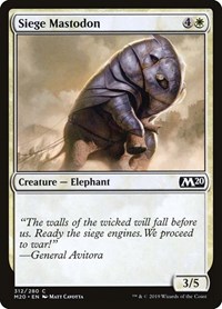 Siege Mastodon, Core Set 2020