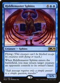 Riddlemaster Sphinx, Core Set 2020