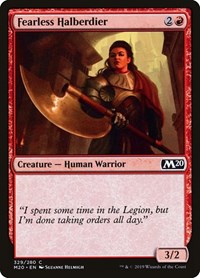 Fearless Halberdier, Core Set 2020