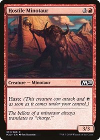 Hostile Minotaur, Core Set 2020