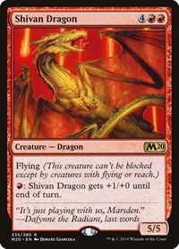 Shivan Dragon, Core Set 2020