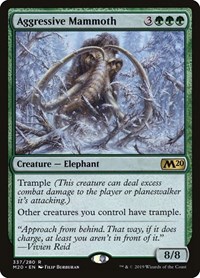 Aggressive Mammoth, Core Set 2020