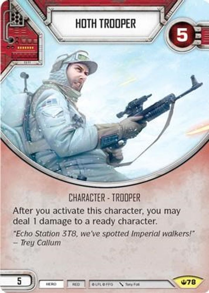 Hoth Trooper, Standard, front