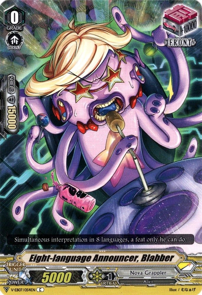 Eight-language Announcer, Blabber, Standard, front