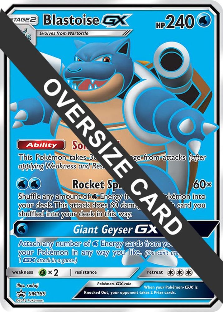 Blastoise GX - SM189 (Black Star Promos)
