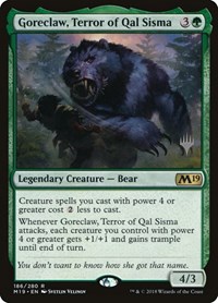 Goreclaw, Terror of Qal Sisma, Promo Pack: Core Set 2020