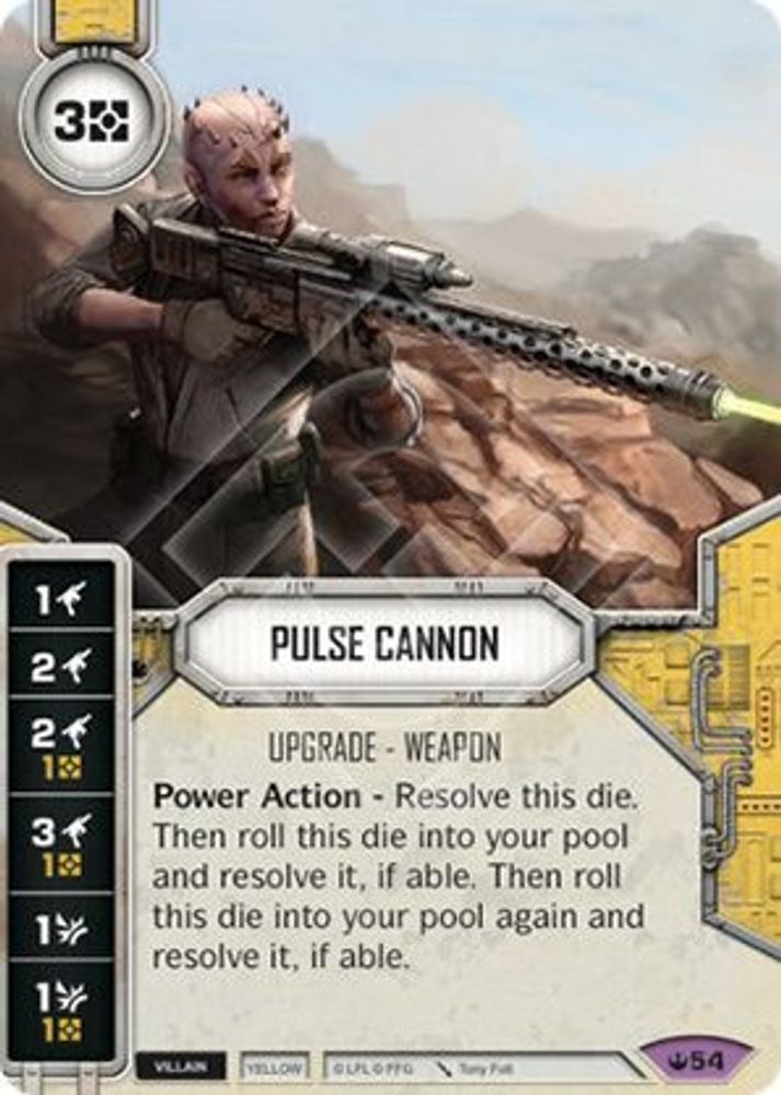 Pulse Cannon (Card Only), Standard, front
