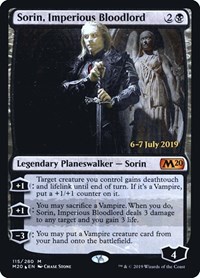 Sorin, Imperious Bloodlord, Prerelease Cards