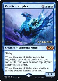 Cavalier of Gales, Prerelease Cards