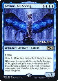 Atemsis, All-Seeing, Prerelease Cards