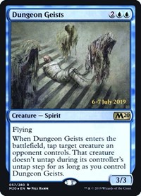Dungeon Geists, Prerelease Cards