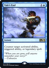 Tale's End, Prerelease Cards