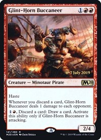 Glint-Horn Buccaneer, Prerelease Cards