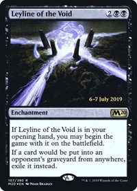 Leyline of the Void, Prerelease Cards