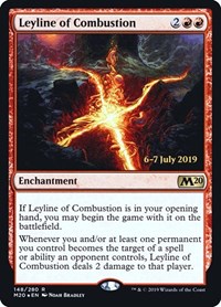 Leyline of Combustion, Prerelease Cards