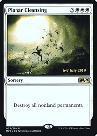 Planar Cleansing, Prerelease Cards
