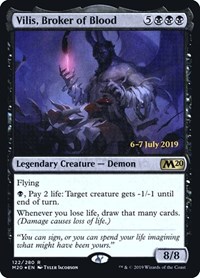 Vilis, Broker of Blood, Prerelease Cards
