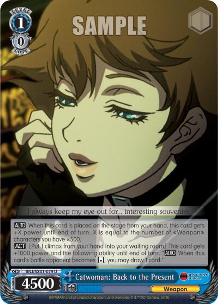 Catwoman: Back to the Present, Standard, front