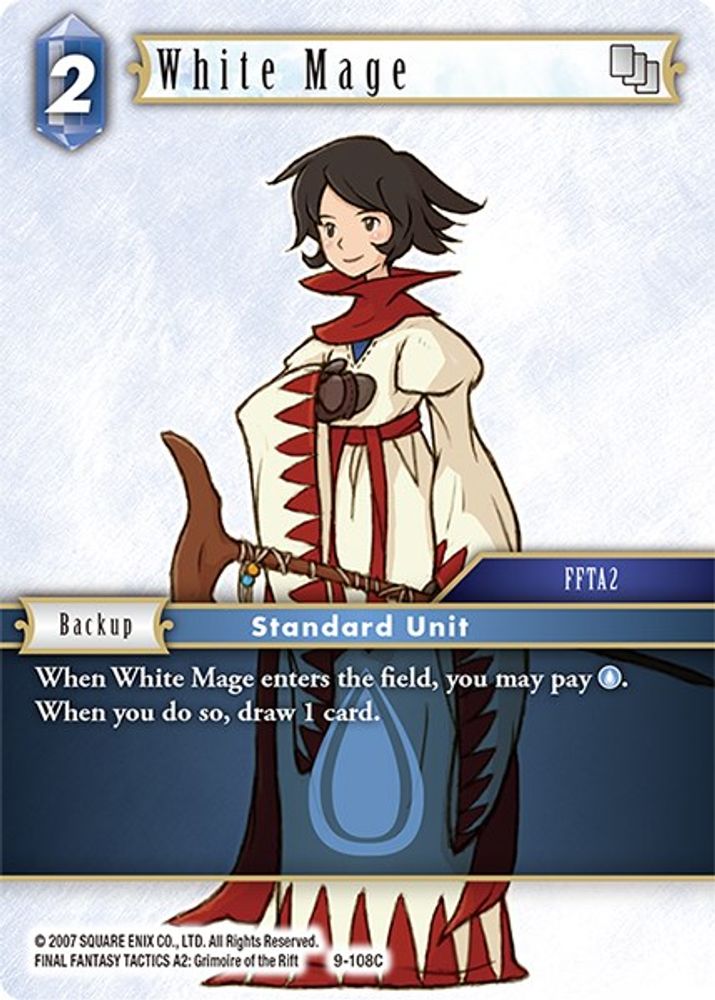 White Mage, Standard, front