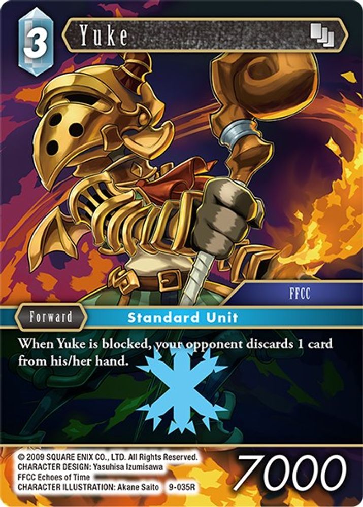 Yuke, Standard, front