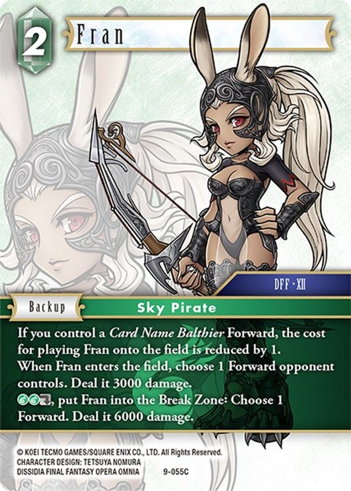 Fran, Standard, front
