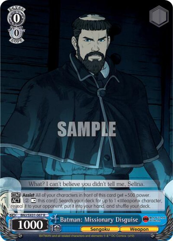 Batman: Missionary Disguise, Standard, front