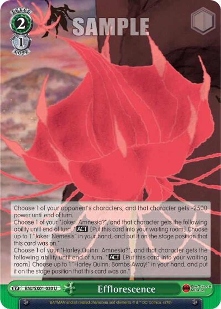 Efflorescence, Standard, front