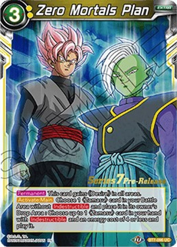 Zero Mortals Plan, Standard, front