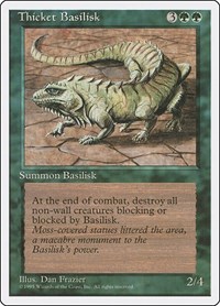 Thicket Basilisk, Fourth Edition