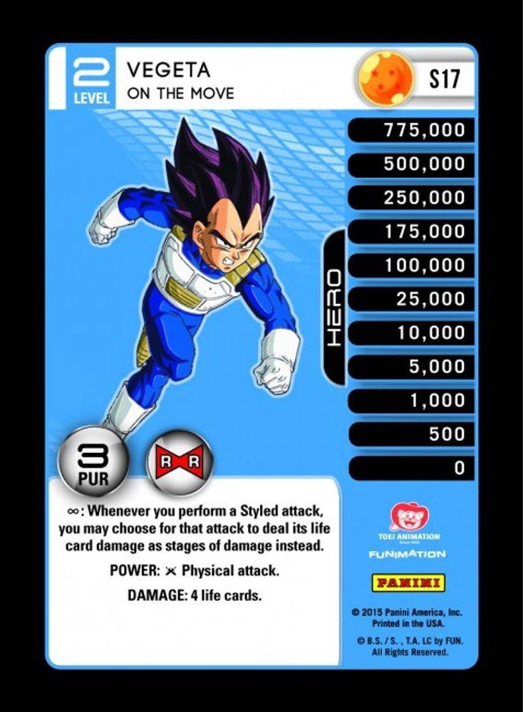 Vegeta - On The Move, Standard, front