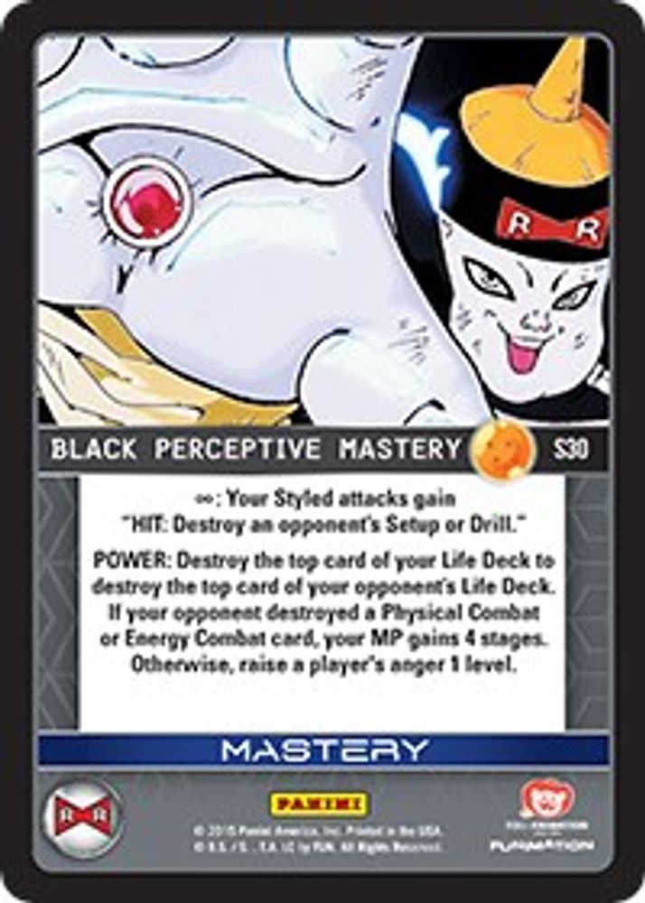 Black Perceptive Mastery, Standard, front