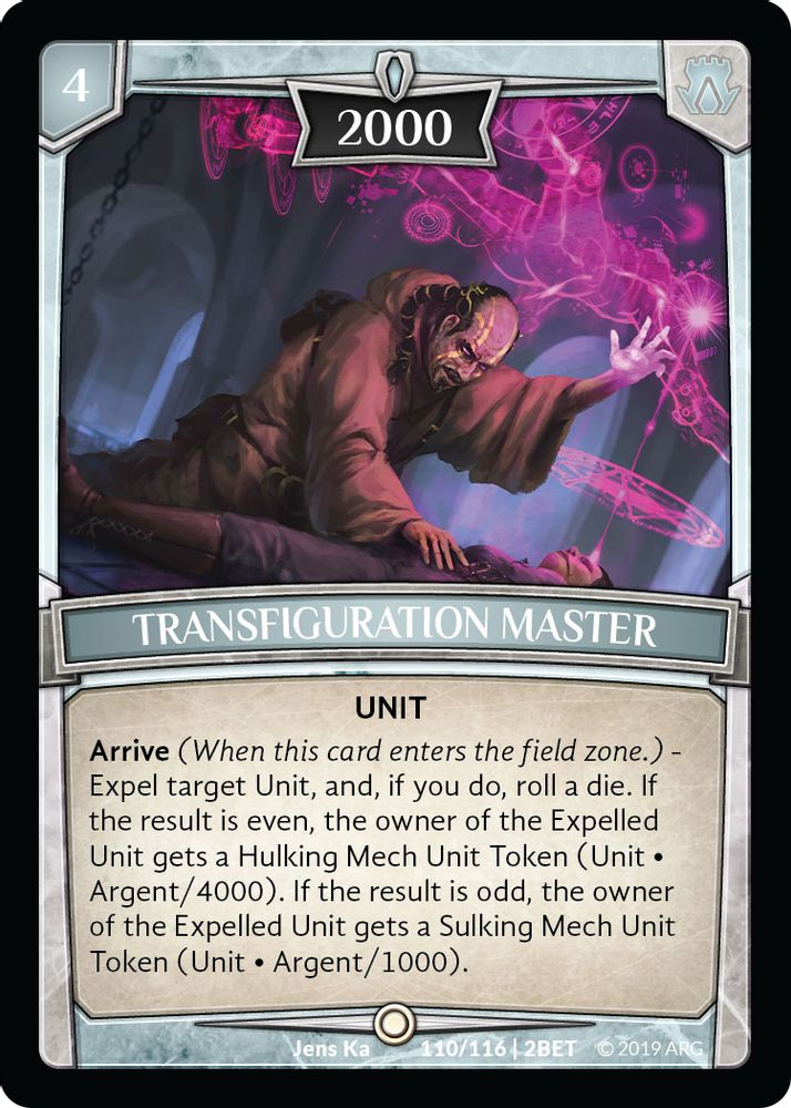 Transfiguration Master, Standard, front