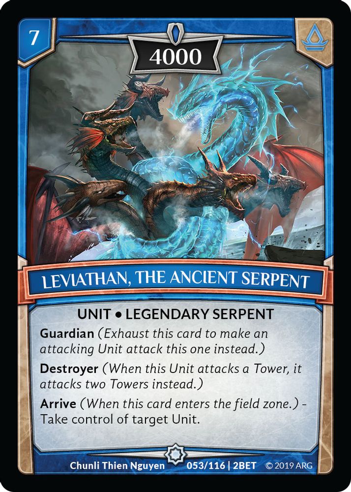 Leviathan, the Ancient Serpent, Standard, front