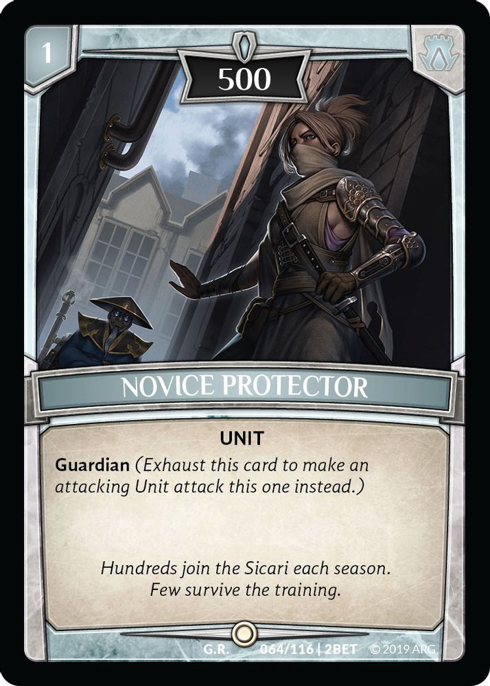 Novice Protector, Standard, front