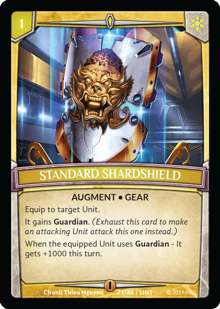 Standard Shardshield, Standard, front