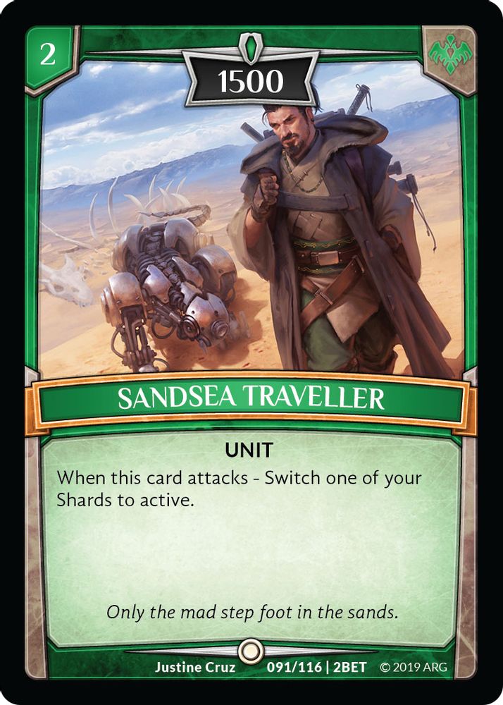 Sandsea Traveller, Standard, front