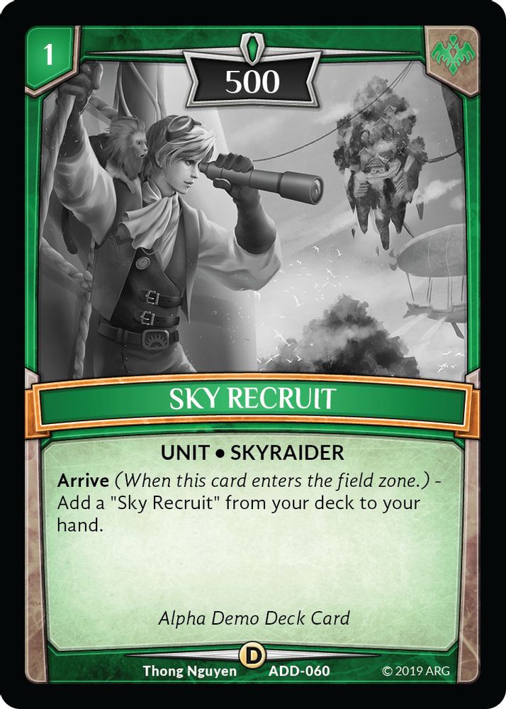 Sky Recruit, Standard, front